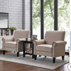Monroe Fabric Club Chair, 2-Pack