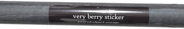 Very Berry Sticker Peel & Stick Wallpaper – Dark Gray